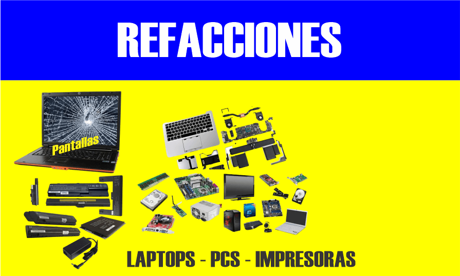 Refacciones para impresoras laptops computadoras